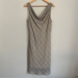 F.L.P. Faith, Love, Passion Y2K Modest Midi Length Printed Spring Dress 16